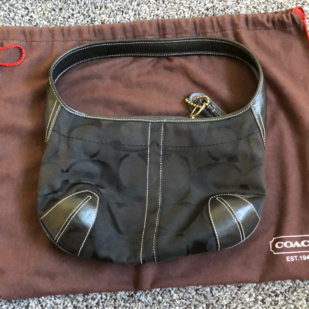 Coach Black Shoulder Bag